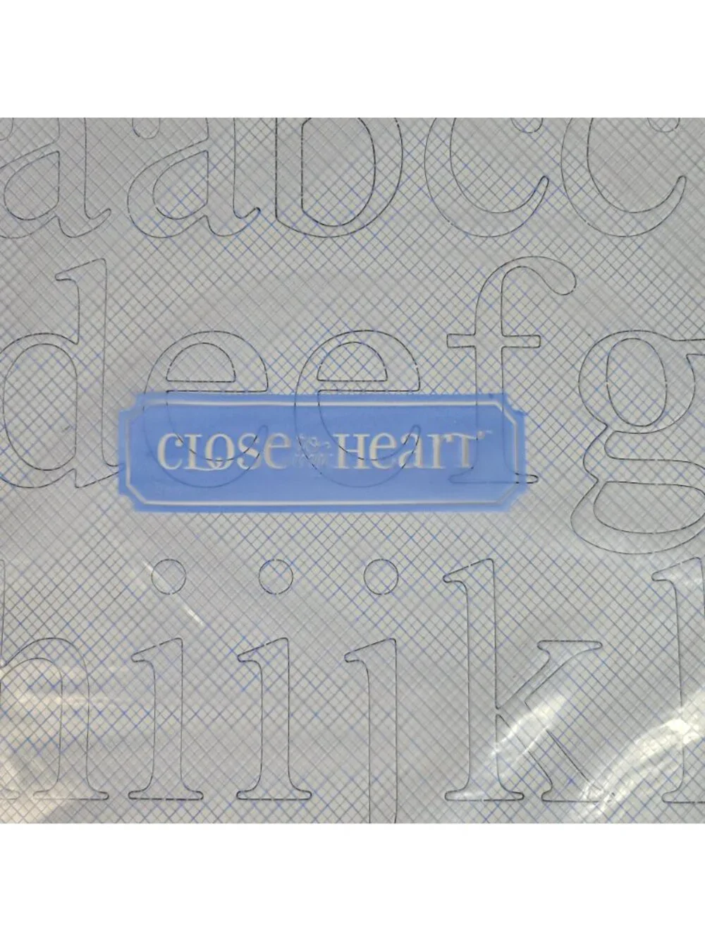 Close to My Heart Simple Alphabets Dimensional Elements Z1048 Lowercase NEW
